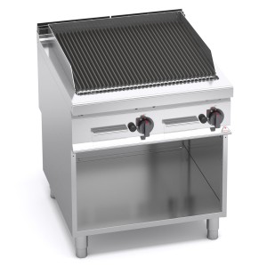 "GAS LAVA STONE GRILLS ON CABINET