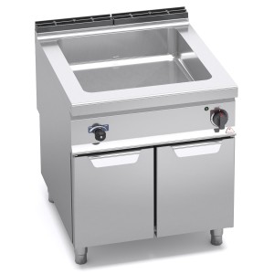 "2 X 1/1 GN ELECTRIC BAIN MARIE ON CABINET