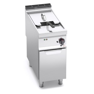 "22 L ELECTRIC FRYER ON CABINET