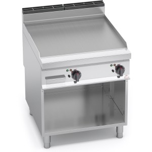 "SMOOTH ELECTRIC GRIDDLES ON CABINET