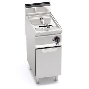 "GAS FRYER WITH CABINET - SINGLE TANK 18 L - INDIRECT