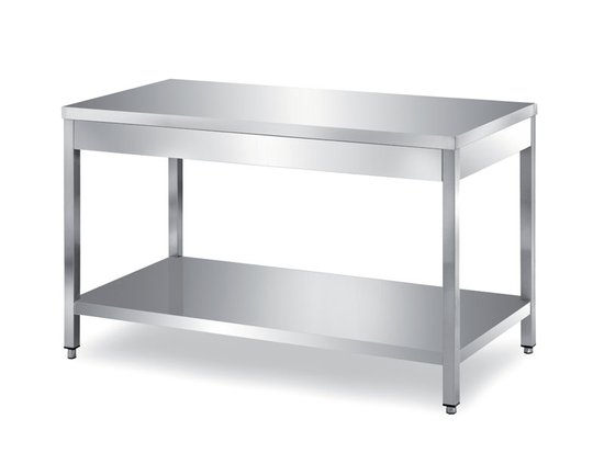 05 Table on legs with undershelf