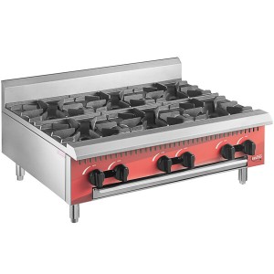 6 Burner Gas Countertop Range