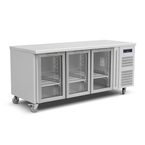WORK TOP 3 GLASS DOORS CHILLER