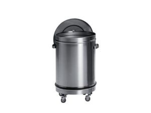 S/STEEL WHEELED-GARBAGE-BINS