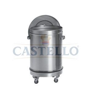 S/STEEL WHEELED-GARBAGE-BINS