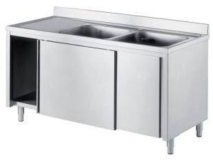 Commercial Stainless Steel Sink – Double