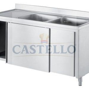 Commercial Stainless Steel Sink – Double
