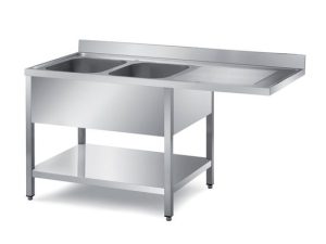Commercial Stainless Steel Sink – Double
