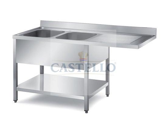 153 OVERSHANGING SINKS WITH UNDERSHELF FOR DISHWASHER INSTALLATION DEPTH 600