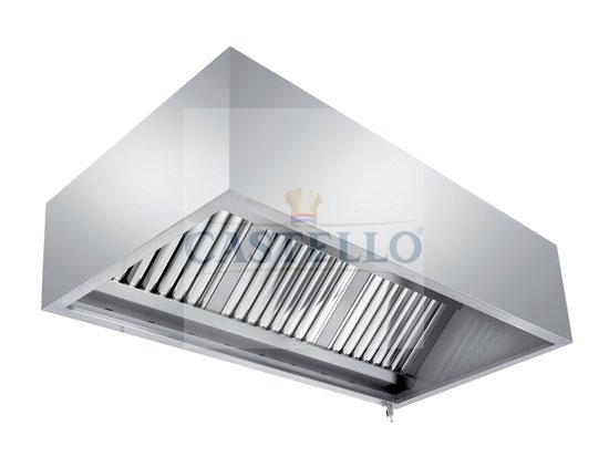 21 CUBIC WALL EXHAUST HOOD C--3000 LINE WITHOUT MOTOR