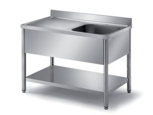 Commercial Stainless Steel Sink – Single
