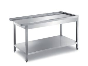 Commercial Stainless Steel Dishwasher Exit Table