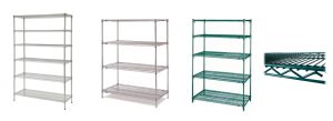 WIRE SHELVING UNITS