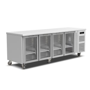 WORK TOP CHILLER 4 GLASS DOORS