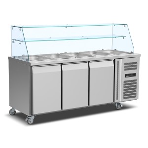 Saladette With Glass Cover Series