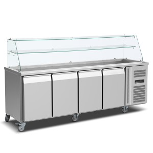 Saladette With Glass Cover Series