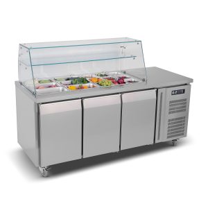 Saladette With Glass Cover Series