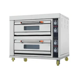 2 Deck 4 Trays Electric Deck Oven