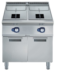 Electrolux Professional E9FRGH2GF0 15+15LT GAS FRYER-2 WELLS+2 BASKETS (Code 391078, Alias 9PDX391078)