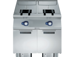 Electrolux Professional E9KKGABAMEA 23+23LT GAS FRYER, 2 WELLS+4 1/2 BASKETS (Code 391332)