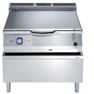 Electrolux Professional E9BRGJDPFM 100LT GAS BRAISING PAN-DUOMAT BOTTOM AUT (Code 391141,