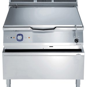 Electrolux Professional E9BRGJDPFM 100LT GAS BRAISING PAN-DUOMAT BOTTOM AUT (Code 391141,