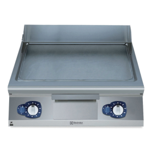 Electrolux Professional E9IINAAOMEA GAS FRYTOP SMOOTH HORIZONTAL PLATE 800MM-BRUSHED CHROME