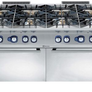 8-BURNER GAS RANGE+2 OVENS 1600 MM