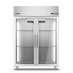 Double Glass Door Upright Chiller