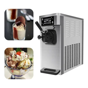 Heavy Duty Single Head Ice Cream Machine Automatic Soft Serve Gelato Making Machine