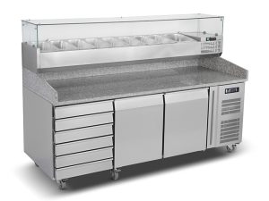Luxury Pizza Counter 2 Doors and Drawers