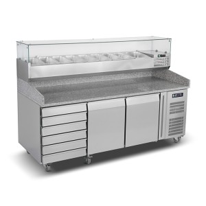 Luxury Pizza Counter 2 Doors and Drawers
