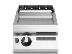 Gas griddle, smooth mild steel plate, top – Model R70/40FTG/L/T